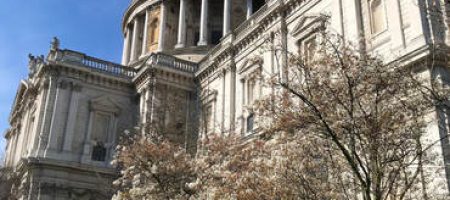 St Paul's Cathedral in April 2020